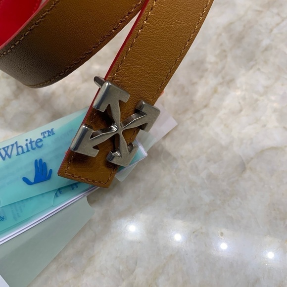OFF-WHITE Arrow 25mm Leather Belt main image 8